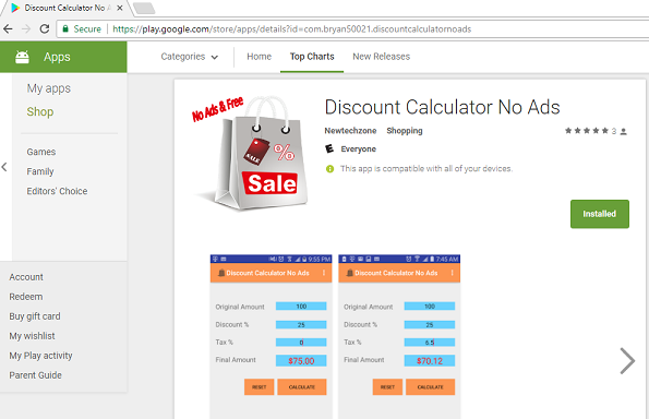 Discount Calculator App